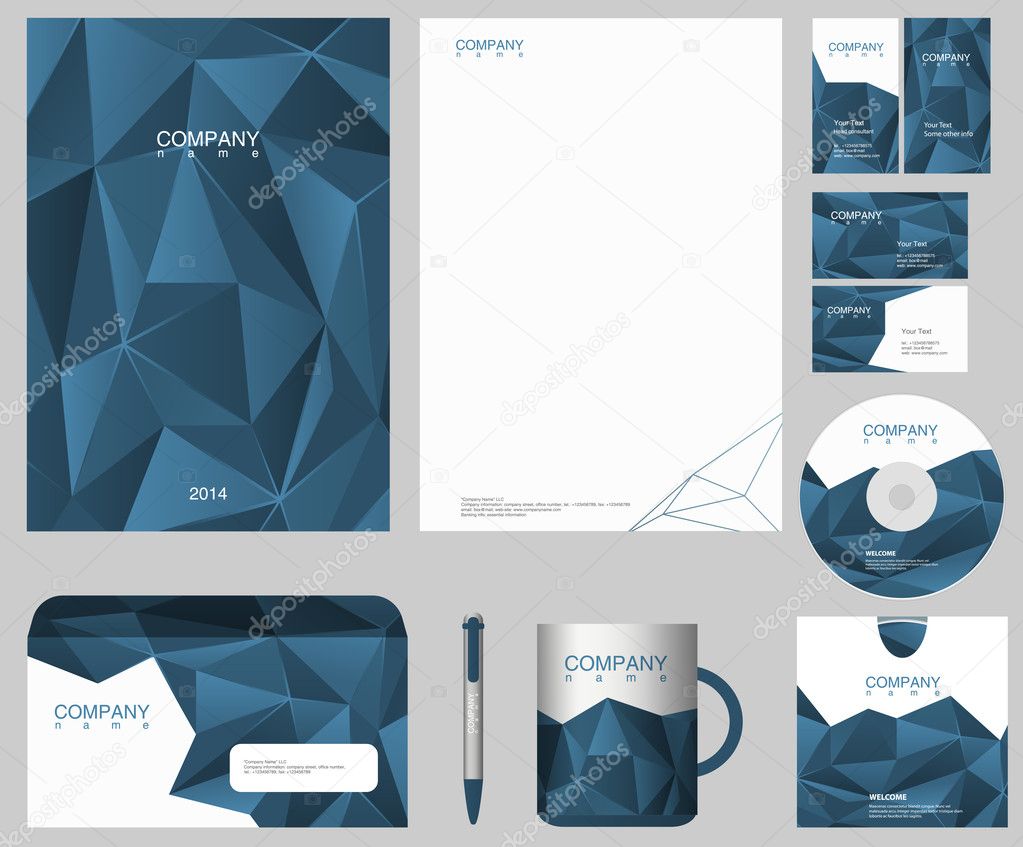 Corporate IDENTITY design template. Just put your logo.