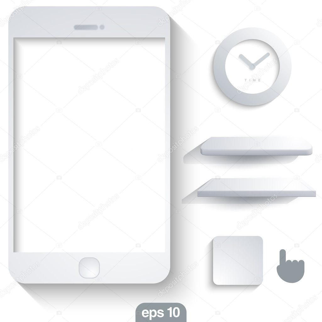 Mobile phone application development kit. Apps programming.