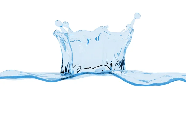 Water splash underwater copy space — Stock Photo, Image