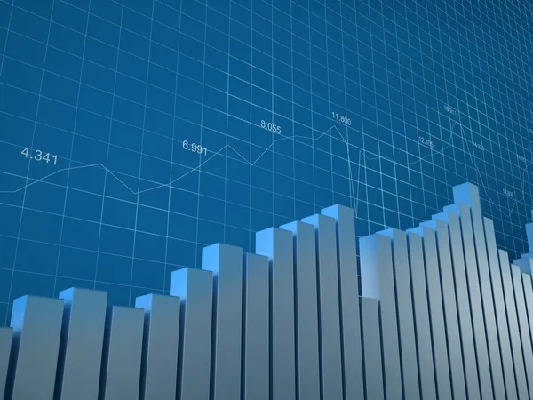 Statistik, Finanzen, Börse und Buchhaltung. — Stockfoto