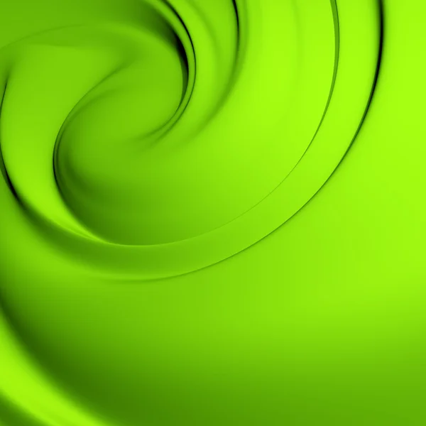 Incroyable tourbillon vert fond abstrait . — Photo