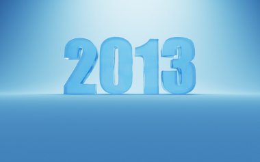 Yeni yıl 2013 buz numaraları
