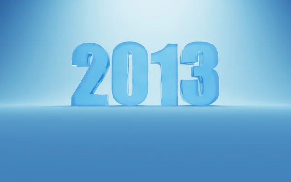 New Year 2013 ice numbers — Stock Photo, Image