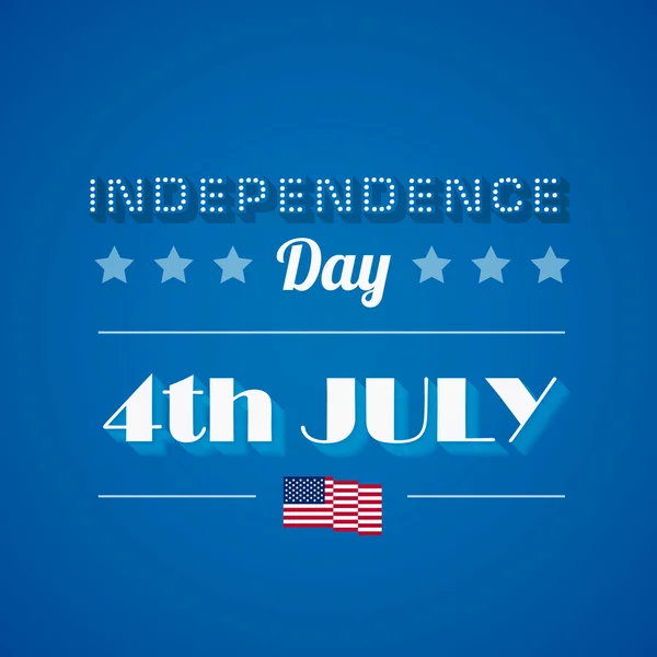 USA Independence day poster vector design template. — Stock Vector