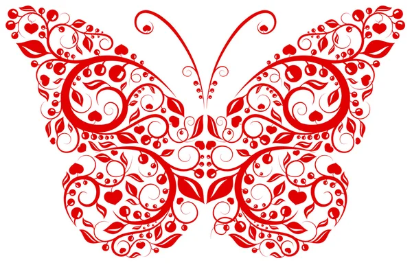 Butterfly pattern — Stock Vector