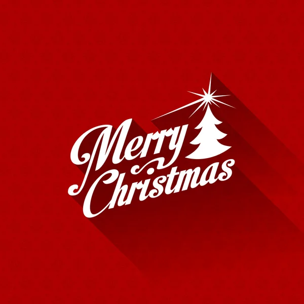 Merry christmas wenskaart vector ontwerpsjabloon. — Stockvector