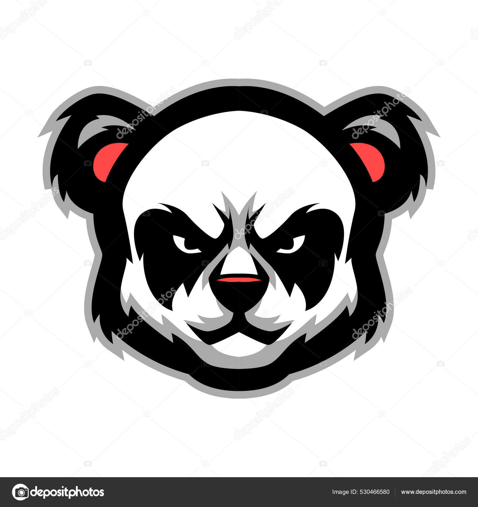 Angry panda
