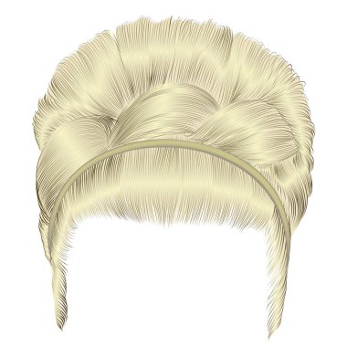 At kuyruğu sarı renkte saçlar. Moda kadın modası