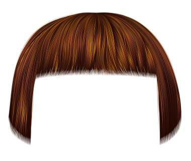 Moda saçlar esmer kahverengi renkler. Kafeinli püskül. güzellik modası