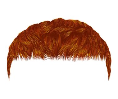 Modayı takip eden adamın saçları kırmızı renk güzellik ürünleri..