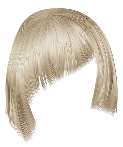 Módní Vlasy Blond Barvy Stock Ilustrace