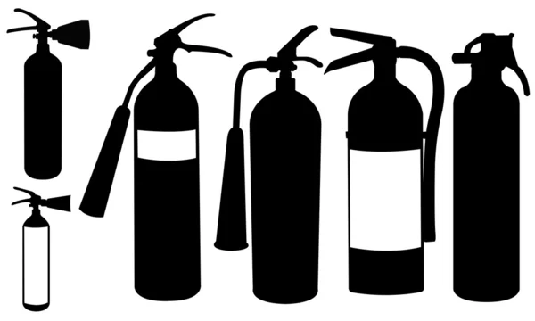 Fire extinguishers — Stock Vector