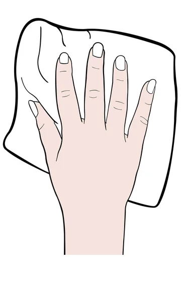 Hand — Stockvector