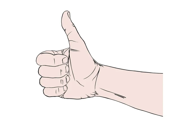 Hand — Stockvektor