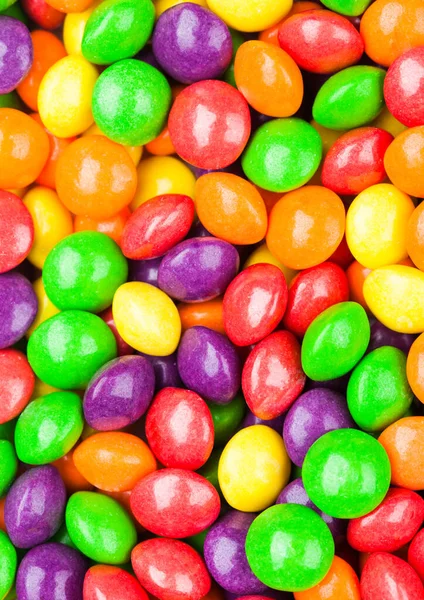 Mix Multicolore Caramelle Alla Frutta Usare Come Sfondo Macro — Foto Stock
