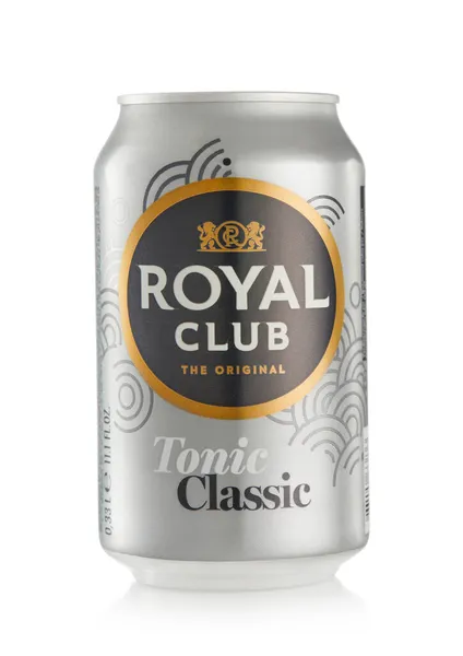 London Ngiltere Ekim 2021 Beyaz Üzerine Royal Club Klasik Tonik — Stok fotoğraf