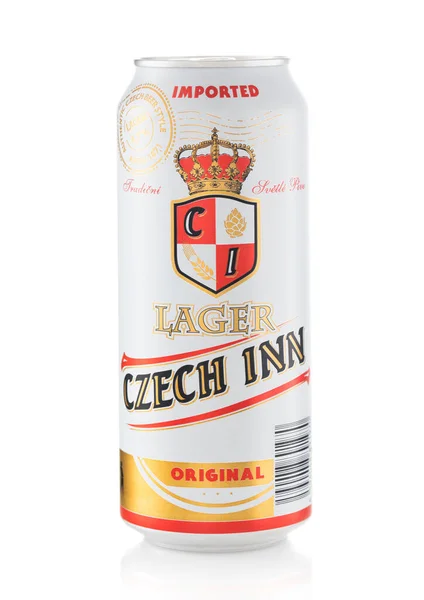 Londen Februari 2022 Czech Inn Origineel Geïmporteerd Pils Bier Wit — Stockfoto