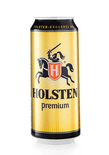 Londen Februari 2022 Holsten Premium Lager Bier Wit Product Van — Stockfoto