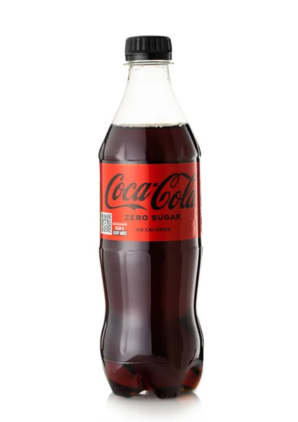 London May 2022 Coca Cola Zero Sugar Bottle White — Stock Photo, Image