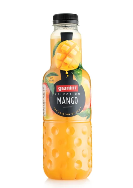London May 2022 Bottle Granini Selection Juice Mango Raw Bites —  Fotos de Stock