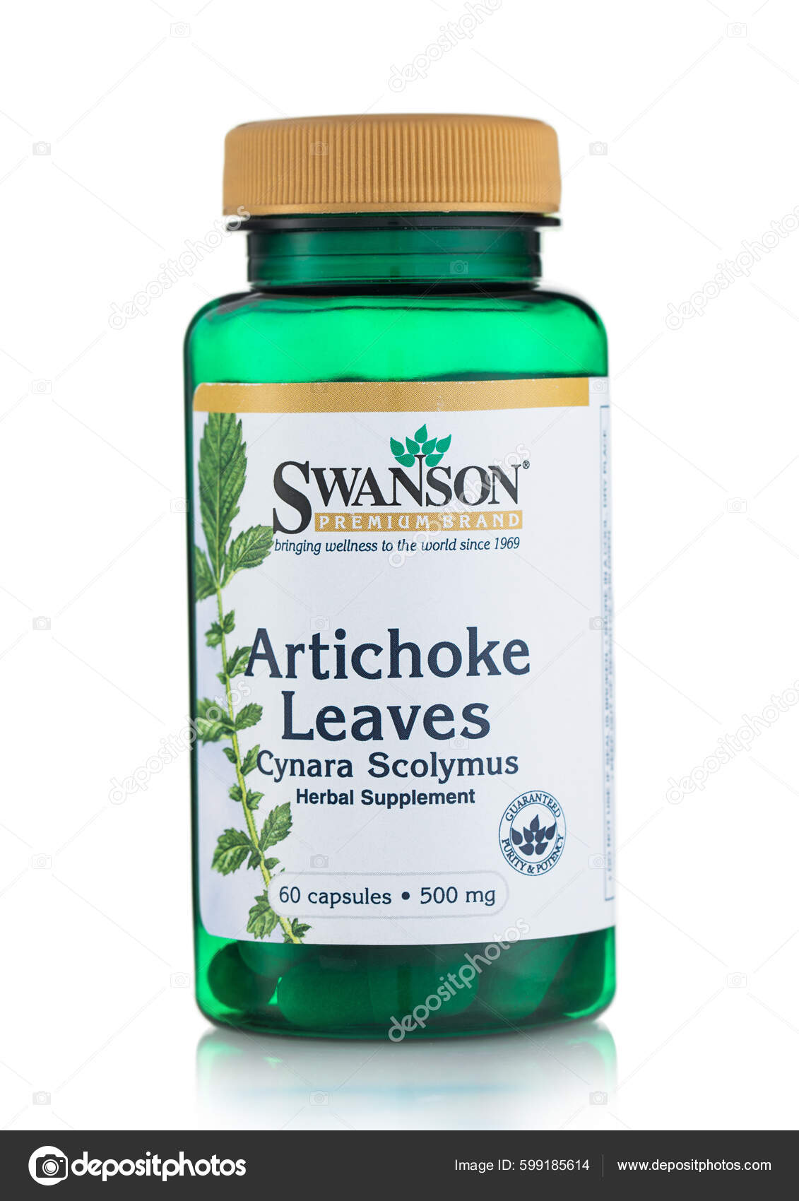 London June 2022 Swanson Artichoke Leaves Herbal Supplement Capsules