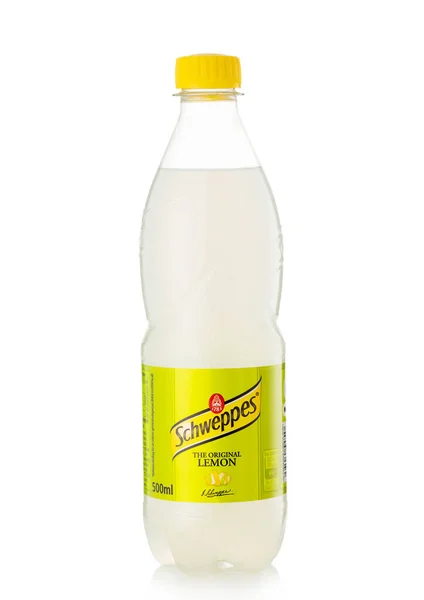 Londres Reino Unido Mayo 2022 Schweppes Original Refresco Tónico Limón —  Fotos de Stock