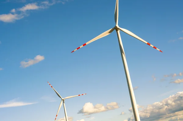 Windturbine güneşli — Stok fotoğraf