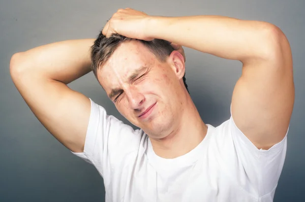 Homem stressado — Fotografia de Stock