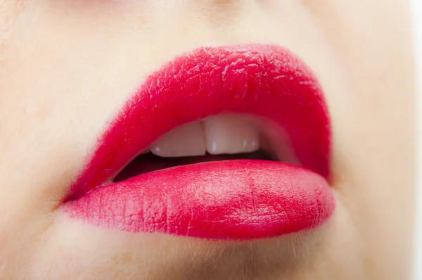 Pink lips — Stock Photo, Image