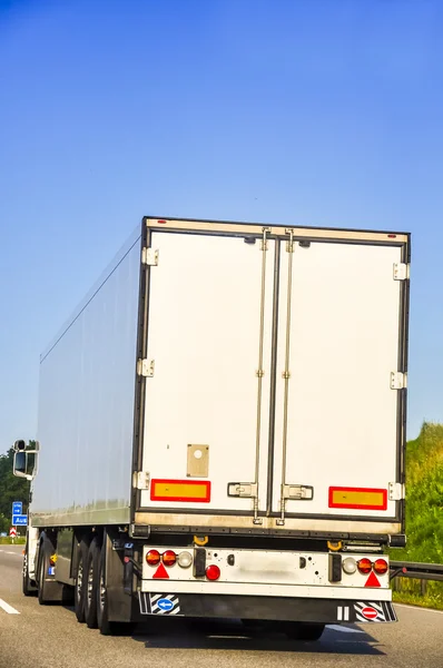 An image of truck on the highway — Stock Photo, Image