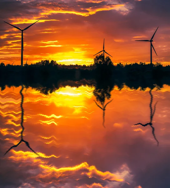 Turbine eoliche — Foto Stock