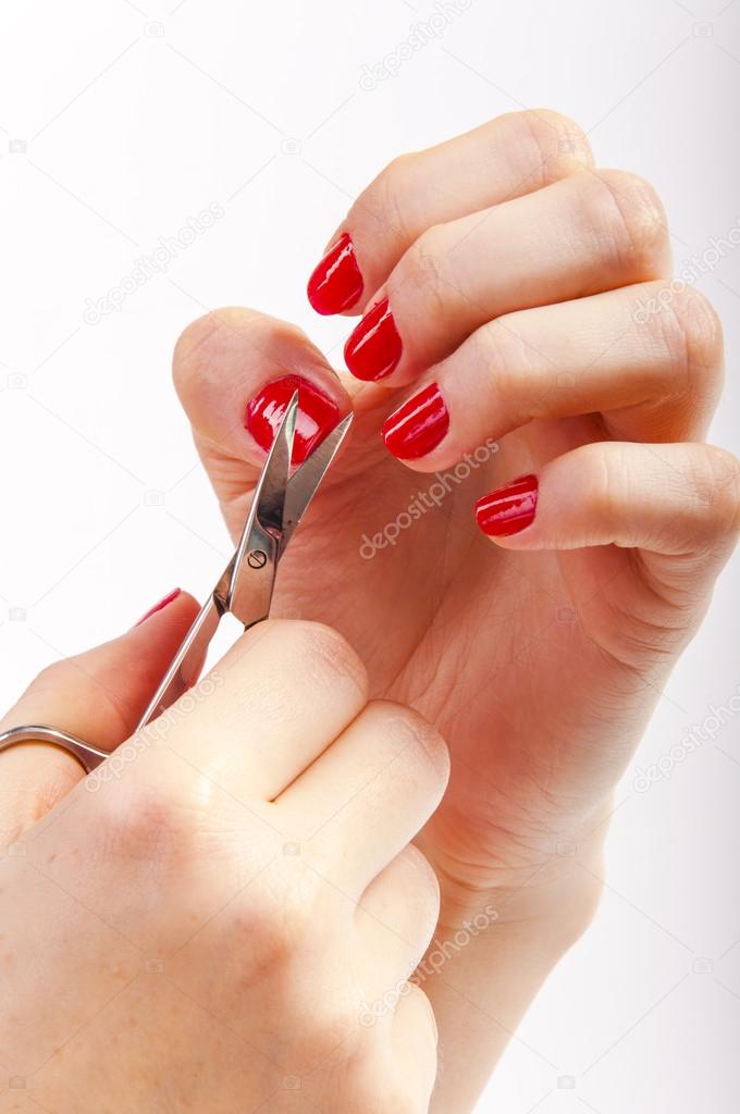 Female nails and scissors Stock Photo by ©masterwilu 18751175 Female nails and scissors Stock Photo by ©masterwilu 18751175