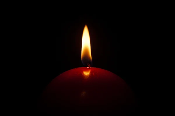 Red candle — Stock Photo, Image