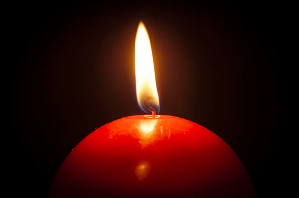 Red candle — Stock Photo, Image