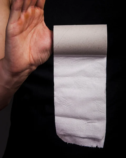 Empty toilet paper roll — Stock Photo, Image