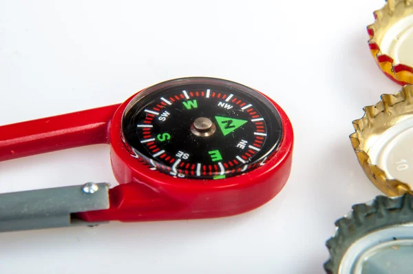 Compass showing north direction — Stock Photo, Image