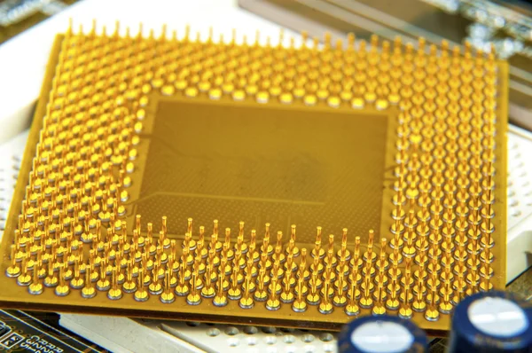 Een afbeelding van centrale verwerkingseenheid. CPU — Stockfoto