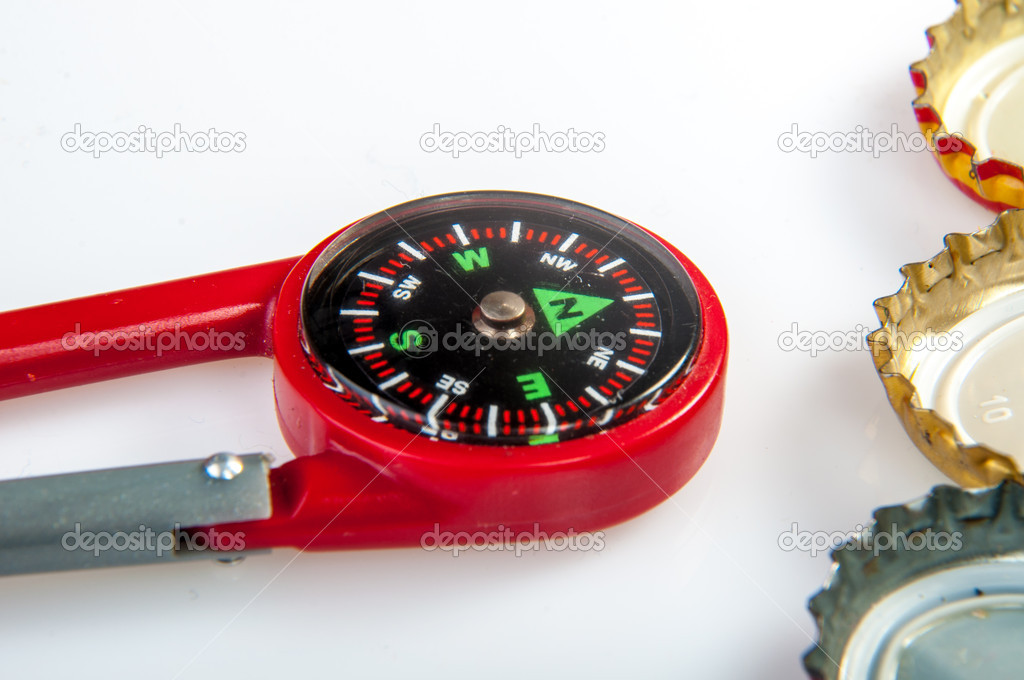 compass showing north