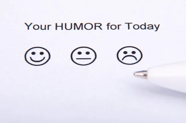 Daily humor test — Stock Photo, Image