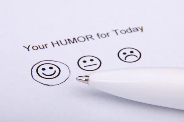 Daily humor test — Stock Photo, Image