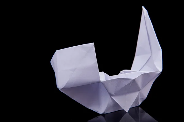 Origami-Boot — Stockfoto