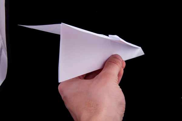 Origami-Flugzeug — Stockfoto
