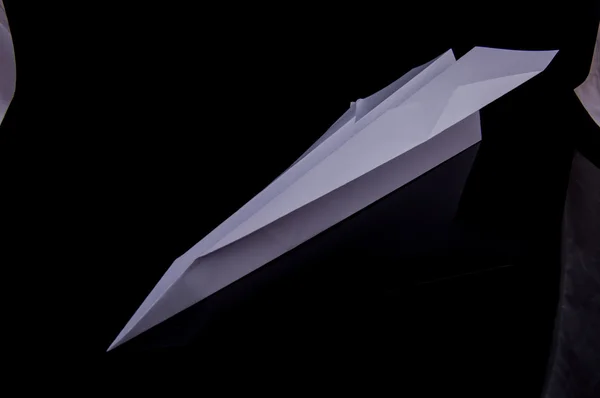 Origami samolot — Zdjęcie stockowe
