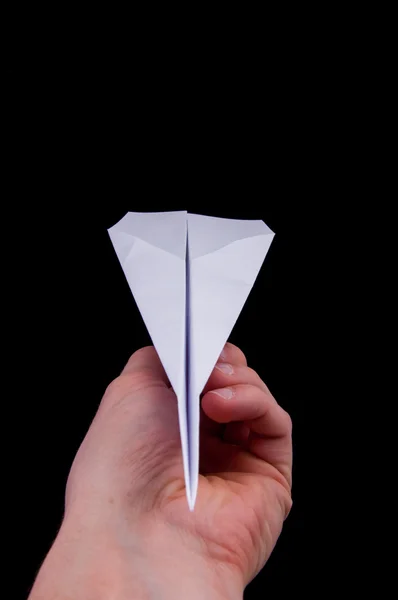 Avión de origami — Foto de Stock