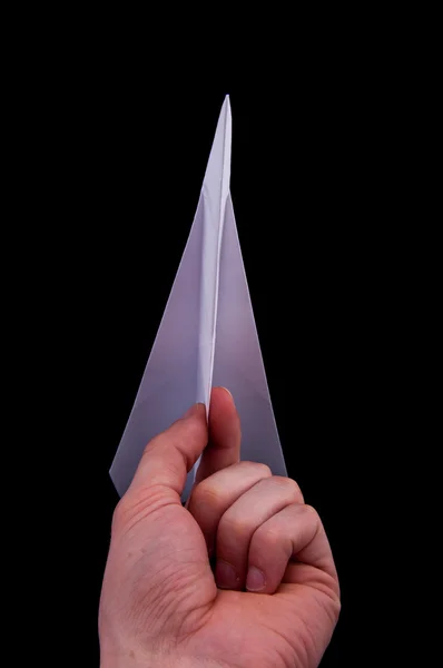 Плоскость Оригами — стоковое фото