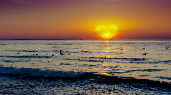 波罗的海日落 — 图库照片