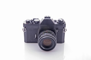 eski 35 mm ince tabaka fotoğraf makinesi