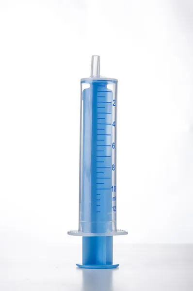 Syringe isoletd on white — Stock Photo, Image