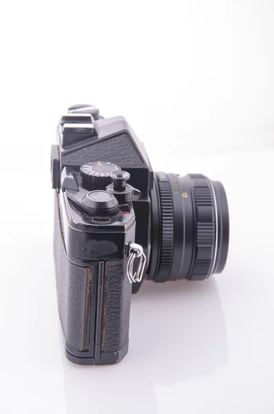 Eski 35 mm ince tabaka fotoğraf makinesi — Stok fotoğraf