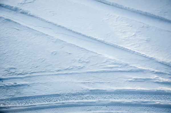 Kar ayak izi — Stok fotoğraf
